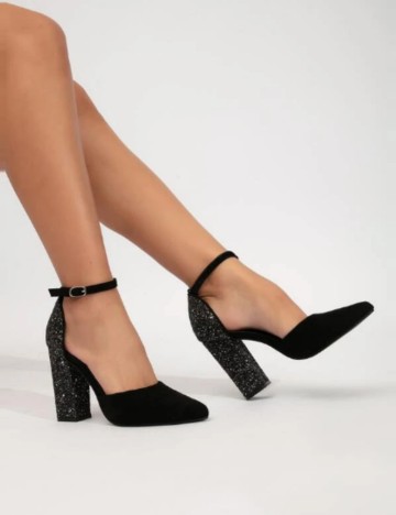 Pantofi cu toc Shein, negru