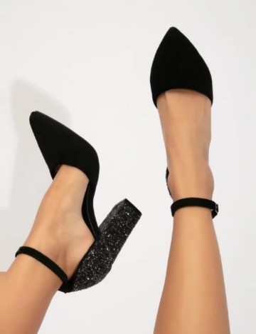 Pantofi cu toc Shein, negru