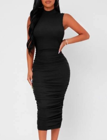 Rochie midi Shein, negru