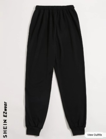 Pantaloni de trening Shein, negru