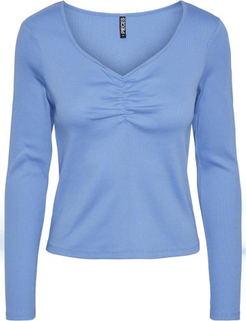 Bluză Pieces, albastru