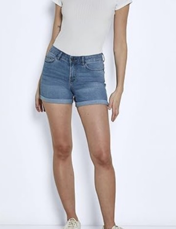 Pantaloni scurți Noisy May, albastru