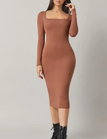 Rochie midi Shein, maro