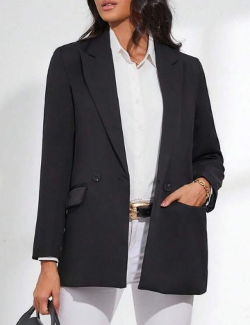 Sacou Shein Aveloria, negru