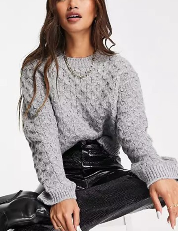 Pulover ASOS, gri