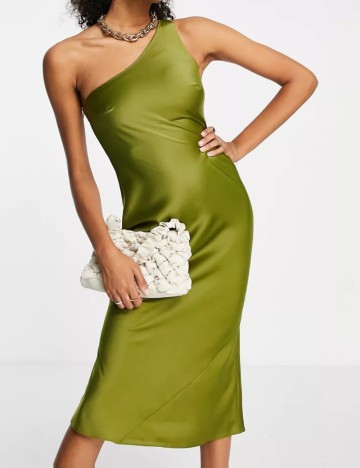 Rochie midi ASOS, verde