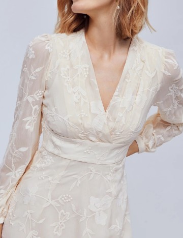 Rochie midi MOTF by Shein, crem