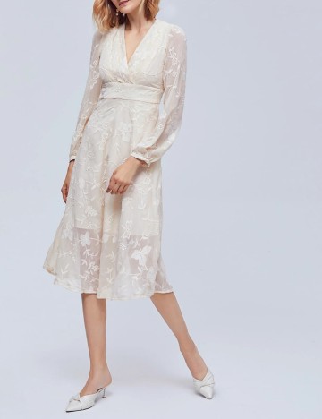 Rochie midi MOTF by Shein, crem