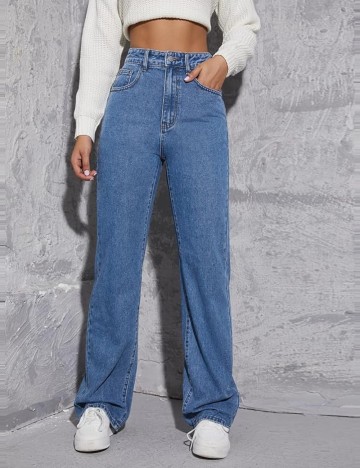 Jeans Shein, albastru