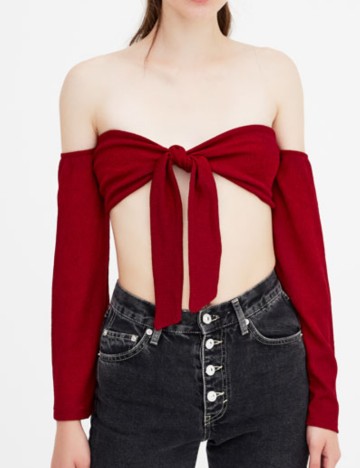 Top Pull&Bear, roșu
