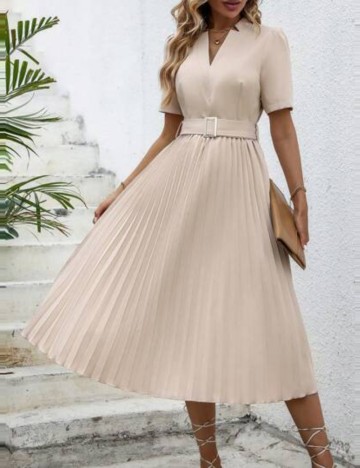 Rochie midi Shein, crem