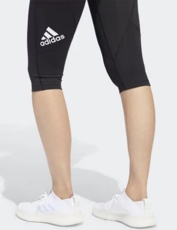 Colanți scurți Adidas, negru