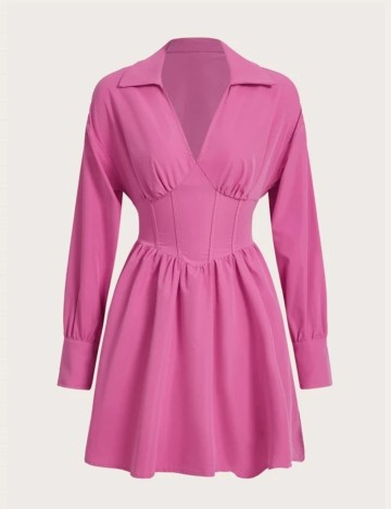 Rochie mini Shein Curve+, roz