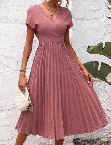 Rochie midi Shein, roz