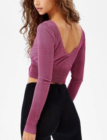 Top Bershka, mix culori