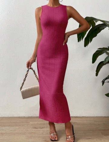 Rochie midi Shein, roz