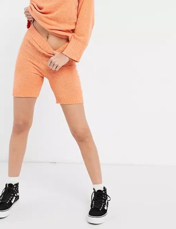 Pantaloni scurți ASOS, portocaliu