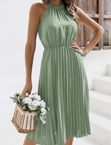 Rochie midi Shein, verde