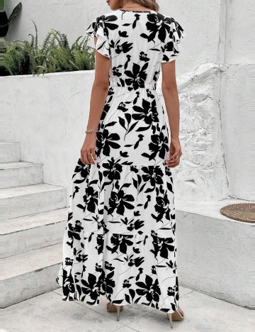 Rochie maxi Shein, mix culori