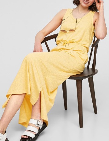 Rochie maxi s.Oliver, galben