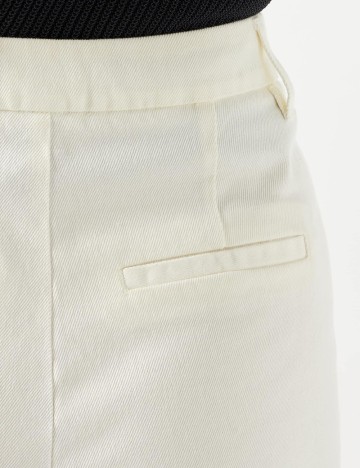 Pantaloni QS BY S.OLIVER, alb