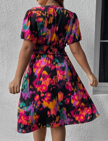 Rochie mini Shein Curve+, negru