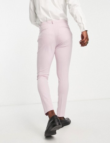 Pantaloni de costum ASOS, roz