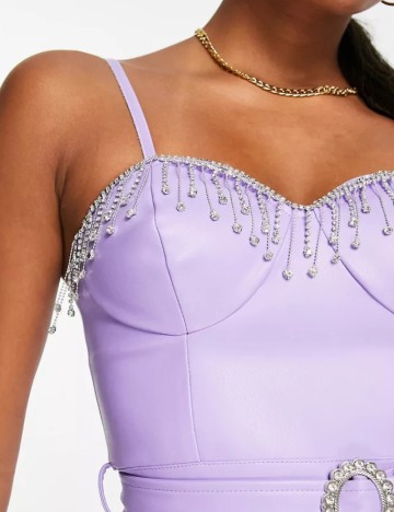 Rochie mini ASOS, lila
