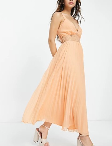 Rochie maxi ASOS, portocaliu