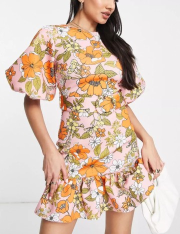 Rochie mini ASOS, roz