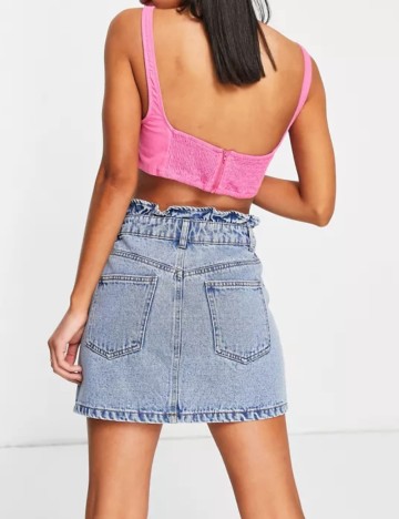 Fustă de blugi Miss Selfridge, albastru