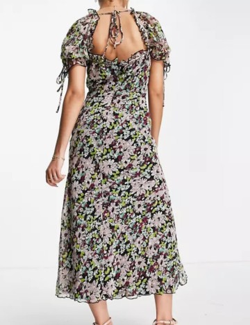 Rochie midi ASOS, mix culori