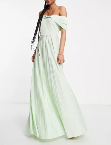 Rochie maxi ASOS, verde