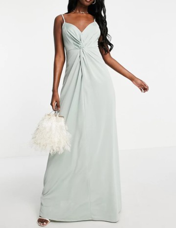 Rochie maxi ASOS, verde