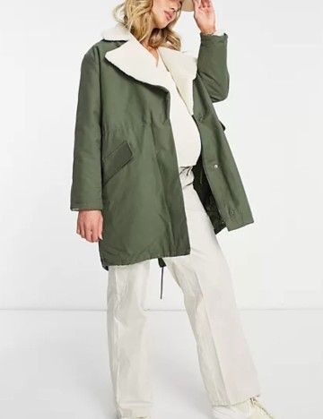 Geacă parka ASOS, verde