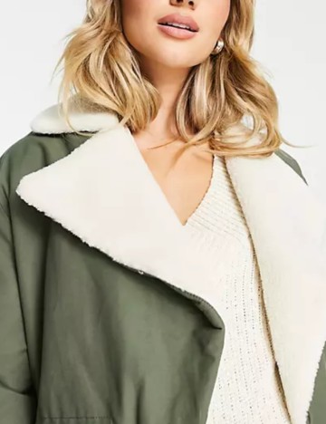 Geacă parka ASOS, verde