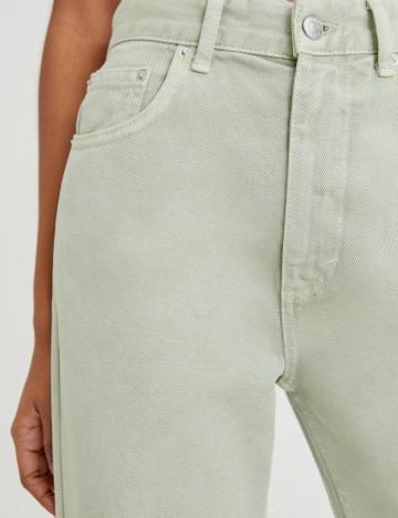 Jeans Pull&Bear, verde deschis