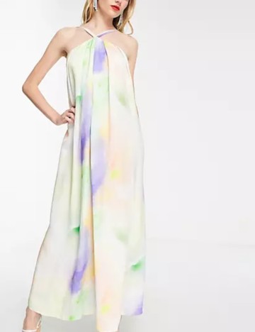 Rochie maxi ASOS, mix culori
