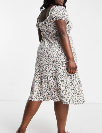 Rochie midi ASOS, mix culori