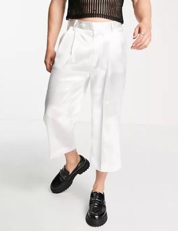 Pantaloni ASOS, alb