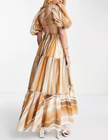 Rochie maxi ASOS, mix culori