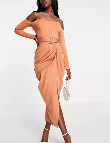 Rochie maxi ASOS, cărămiziu