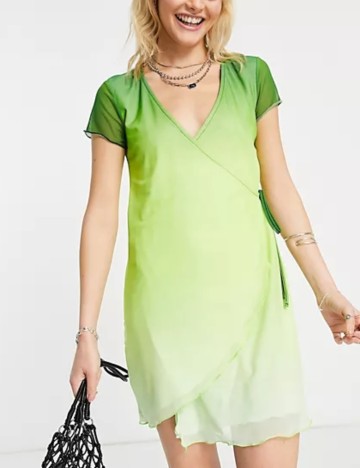 Rochie mini ASOS, verde