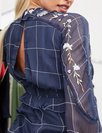 Rochie midi ASOS, albastru