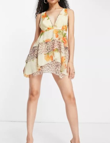 Rochie mini ASOS, mix culori