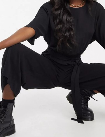 Salopetă lungă ASOS, negru