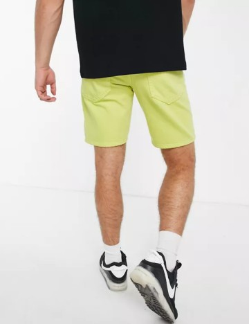 Pantaloni scurți de blugi Only & Sons, verde