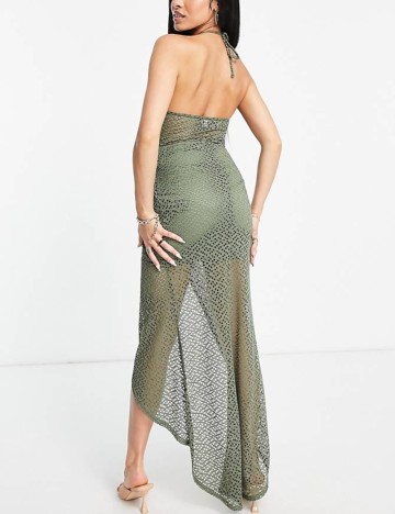 Rochie midi ASOS, verde