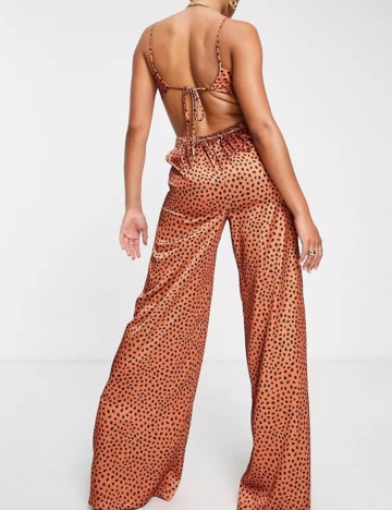 Salopetă lungă ASOS, maro