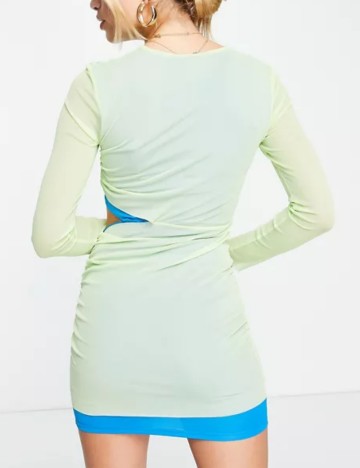 Rochie mini Topshop, verde